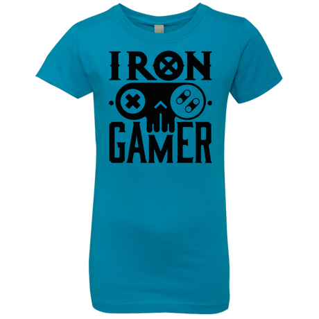 T-Shirts Turquoise / YXS Iron Gamer Girls Premium T-Shirt