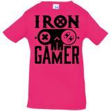 T-Shirts Hot Pink / 6 Months Iron Gamer Infant Premium T-Shirt