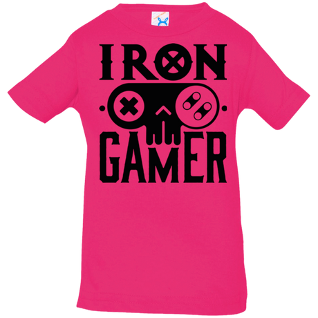 T-Shirts Hot Pink / 6 Months Iron Gamer Infant Premium T-Shirt