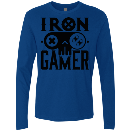 T-Shirts Royal / Small Iron Gamer Men's Premium Long Sleeve