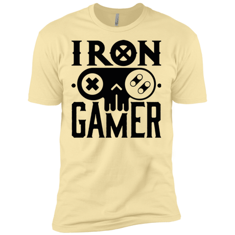 T-Shirts Banana Cream / X-Small Iron Gamer Men's Premium T-Shirt
