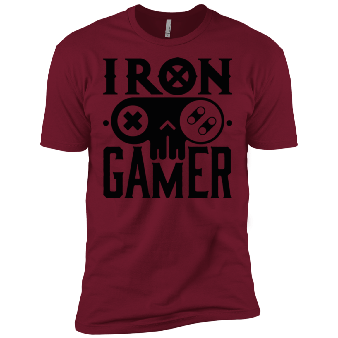T-Shirts Cardinal / X-Small Iron Gamer Men's Premium T-Shirt