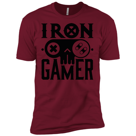 T-Shirts Cardinal / X-Small Iron Gamer Men's Premium T-Shirt