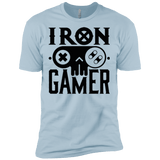 T-Shirts Light Blue / X-Small Iron Gamer Men's Premium T-Shirt