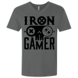T-Shirts Heavy Metal / X-Small Iron Gamer Men's Premium V-Neck