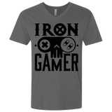 T-Shirts Heavy Metal / X-Small Iron Gamer Men's Premium V-Neck