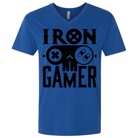 T-Shirts Royal / X-Small Iron Gamer Men's Premium V-Neck