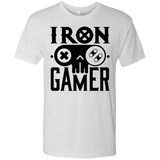 T-Shirts Heather White / Small Iron Gamer Men's Triblend T-Shirt