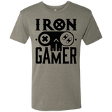 T-Shirts Venetian Grey / Small Iron Gamer Men's Triblend T-Shirt