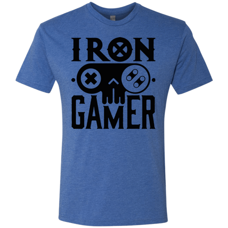 T-Shirts Vintage Royal / Small Iron Gamer Men's Triblend T-Shirt