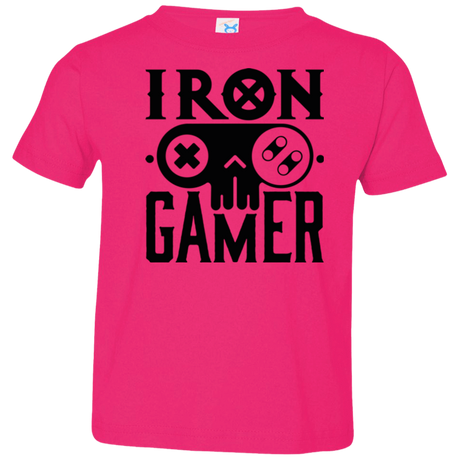 T-Shirts Hot Pink / 2T Iron Gamer Toddler Premium T-Shirt
