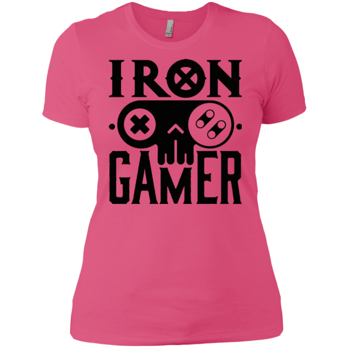 T-Shirts Hot Pink / X-Small Iron Gamer Women's Premium T-Shirt