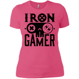 T-Shirts Hot Pink / X-Small Iron Gamer Women's Premium T-Shirt
