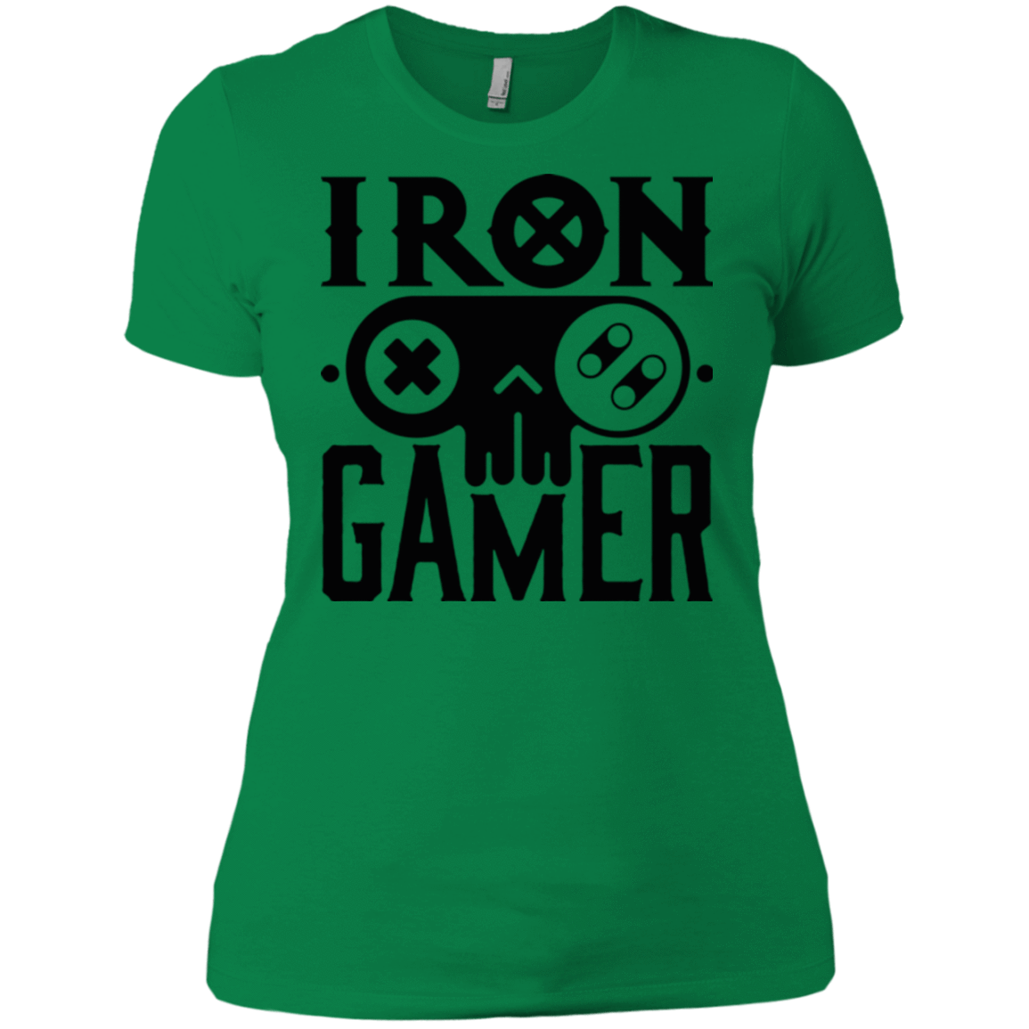 T-Shirts Kelly Green / X-Small Iron Gamer Women's Premium T-Shirt