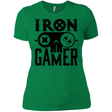 T-Shirts Kelly Green / X-Small Iron Gamer Women's Premium T-Shirt