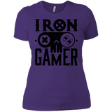 T-Shirts Purple / X-Small Iron Gamer Women's Premium T-Shirt