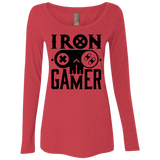T-Shirts Vintage Red / Small Iron Gamer Women's Triblend Long Sleeve Shirt