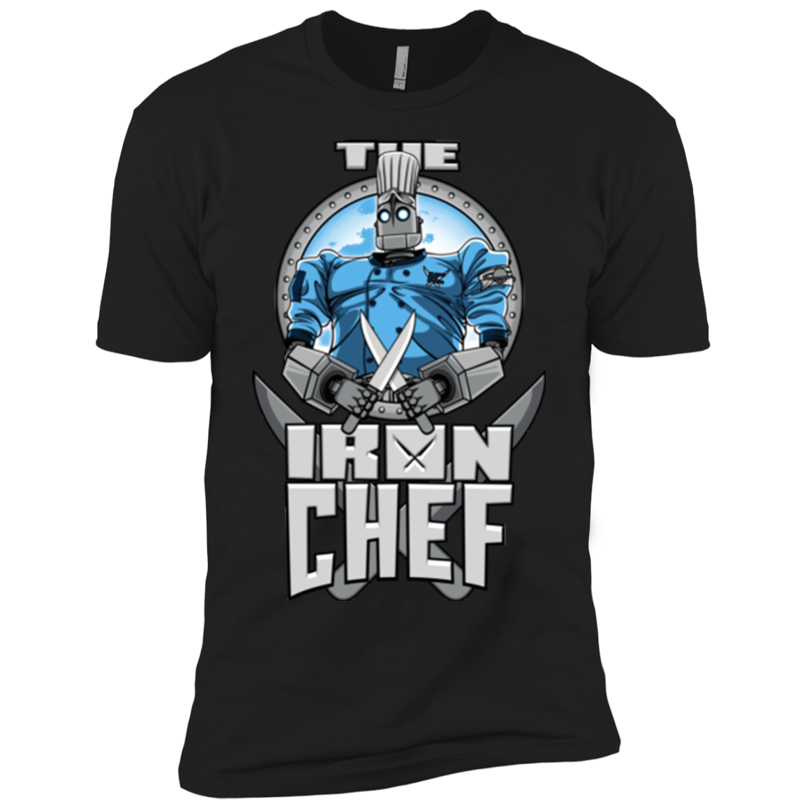 T-Shirts Black / YXS Iron Giant Chef Boys Premium T-Shirt