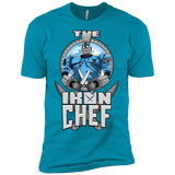 T-Shirts Turquoise / YXS Iron Giant Chef Boys Premium T-Shirt