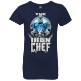 T-Shirts Midnight Navy / YXS Iron Giant Chef Girls Premium T-Shirt
