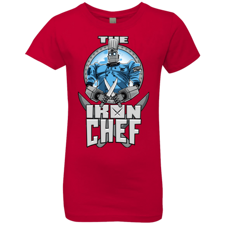 T-Shirts Red / YXS Iron Giant Chef Girls Premium T-Shirt