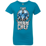 T-Shirts Turquoise / YXS Iron Giant Chef Girls Premium T-Shirt