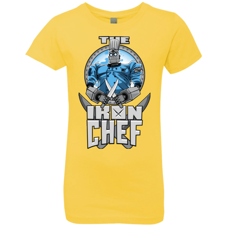 T-Shirts Vibrant Yellow / YXS Iron Giant Chef Girls Premium T-Shirt