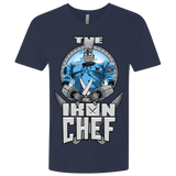 T-Shirts Midnight Navy / X-Small Iron Giant Chef Men's Premium V-Neck