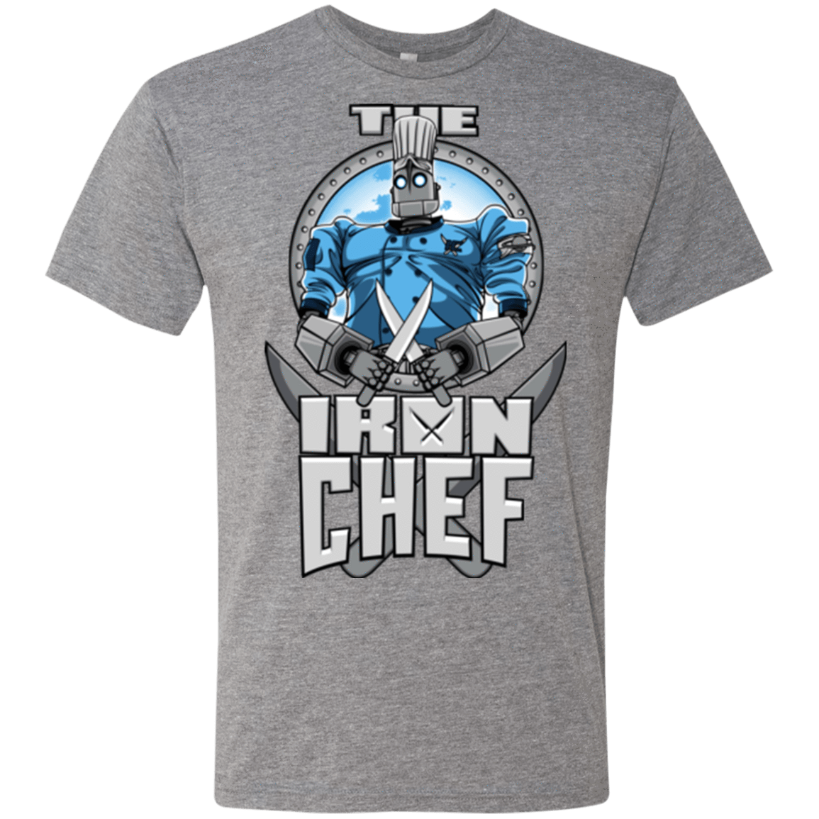 T-Shirts Premium Heather / Small Iron Giant Chef Men's Triblend T-Shirt