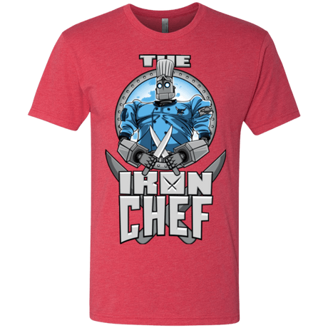 T-Shirts Vintage Red / Small Iron Giant Chef Men's Triblend T-Shirt
