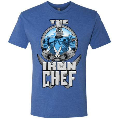 T-Shirts Vintage Royal / Small Iron Giant Chef Men's Triblend T-Shirt