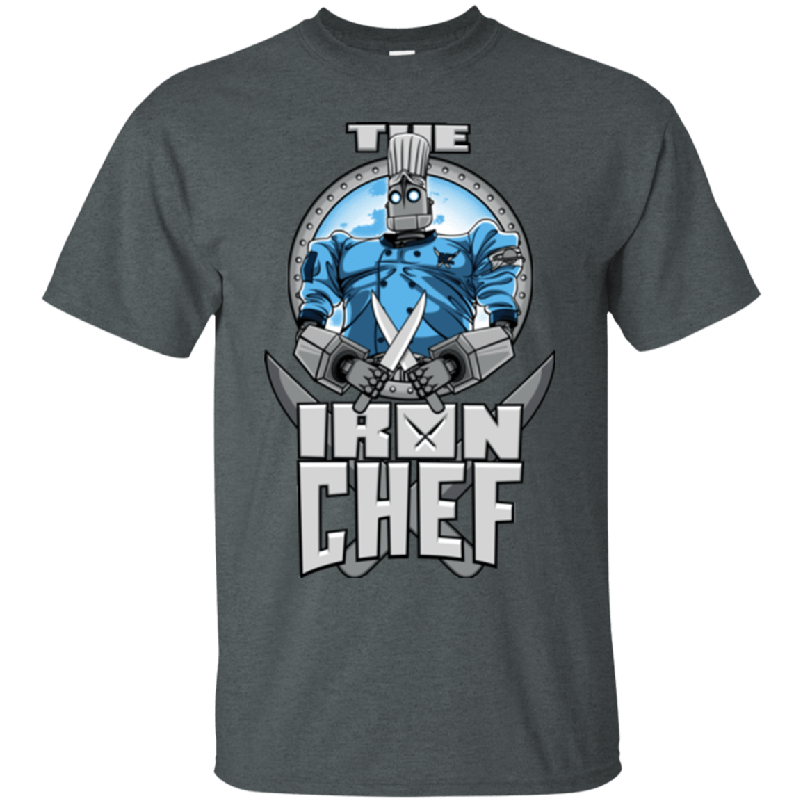 T-Shirts Dark Heather / Small Iron Giant Chef T-Shirt