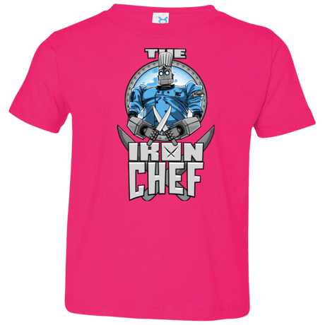 T-Shirts Hot Pink / 2T Iron Giant Chef Toddler Premium T-Shirt