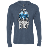 T-Shirts Indigo / X-Small Iron Giant Chef Triblend Long Sleeve Hoodie Tee