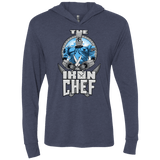 T-Shirts Vintage Navy / X-Small Iron Giant Chef Triblend Long Sleeve Hoodie Tee