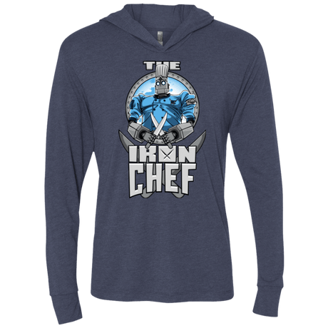 T-Shirts Vintage Navy / X-Small Iron Giant Chef Triblend Long Sleeve Hoodie Tee