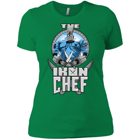 T-Shirts Kelly Green / X-Small Iron Giant Chef Women's Premium T-Shirt