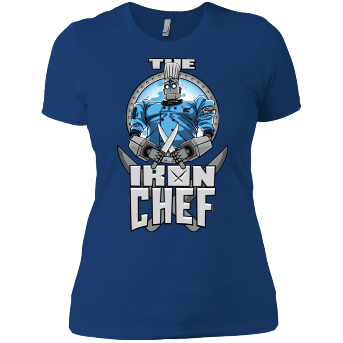 T-Shirts Royal / X-Small Iron Giant Chef Women's Premium T-Shirt