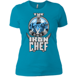 T-Shirts Turquoise / X-Small Iron Giant Chef Women's Premium T-Shirt