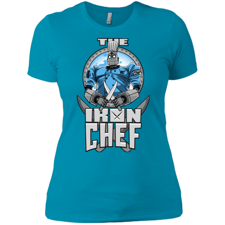 T-Shirts Turquoise / X-Small Iron Giant Chef Women's Premium T-Shirt