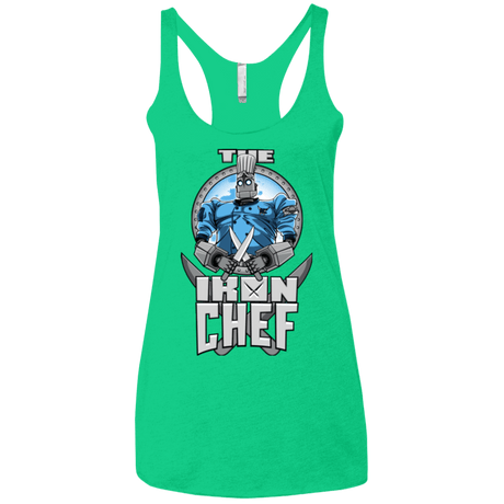 T-Shirts Envy / X-Small Iron Giant Chef Women's Triblend Racerback Tank