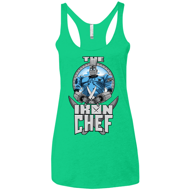 T-Shirts Envy / X-Small Iron Giant Chef Women's Triblend Racerback Tank