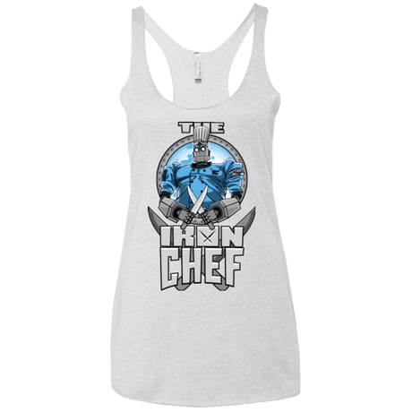 T-Shirts Heather White / X-Small Iron Giant Chef Women's Triblend Racerback Tank