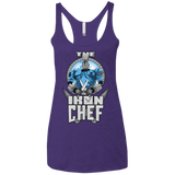 T-Shirts Purple / X-Small Iron Giant Chef Women's Triblend Racerback Tank