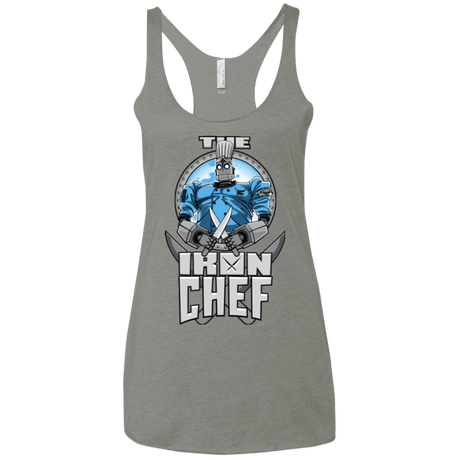T-Shirts Venetian Grey / X-Small Iron Giant Chef Women's Triblend Racerback Tank