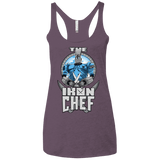 T-Shirts Vintage Purple / X-Small Iron Giant Chef Women's Triblend Racerback Tank