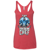 T-Shirts Vintage Red / X-Small Iron Giant Chef Women's Triblend Racerback Tank