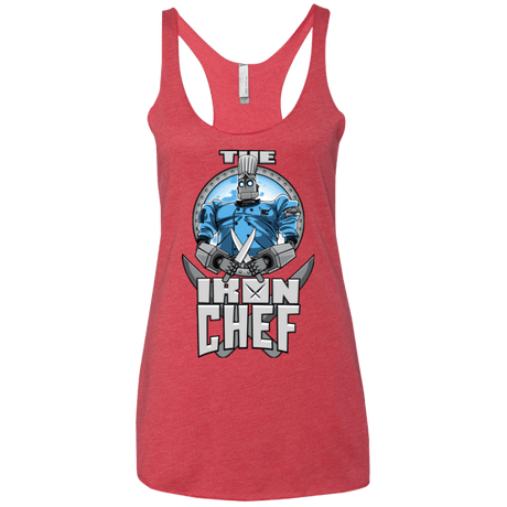 T-Shirts Vintage Red / X-Small Iron Giant Chef Women's Triblend Racerback Tank