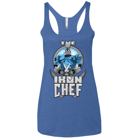 T-Shirts Vintage Royal / X-Small Iron Giant Chef Women's Triblend Racerback Tank