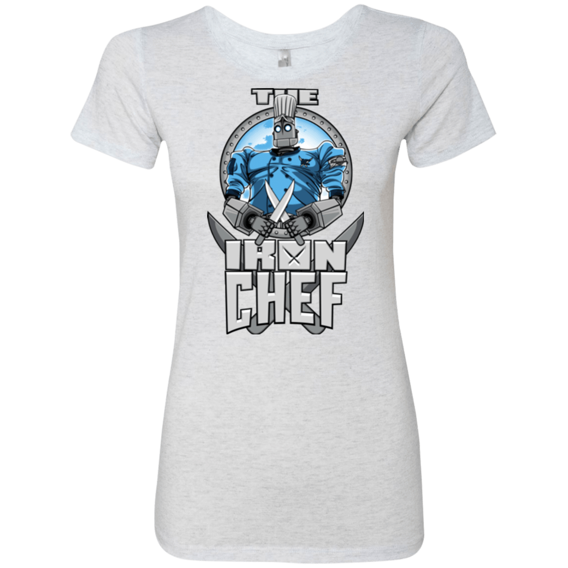 T-Shirts Heather White / Small Iron Giant Chef Women's Triblend T-Shirt